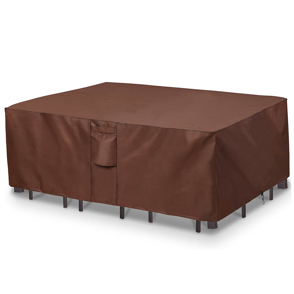 Outdoor Furniture Cover Waterproof - Brown 420D HEAVY DUTY Outdoor Waterproof