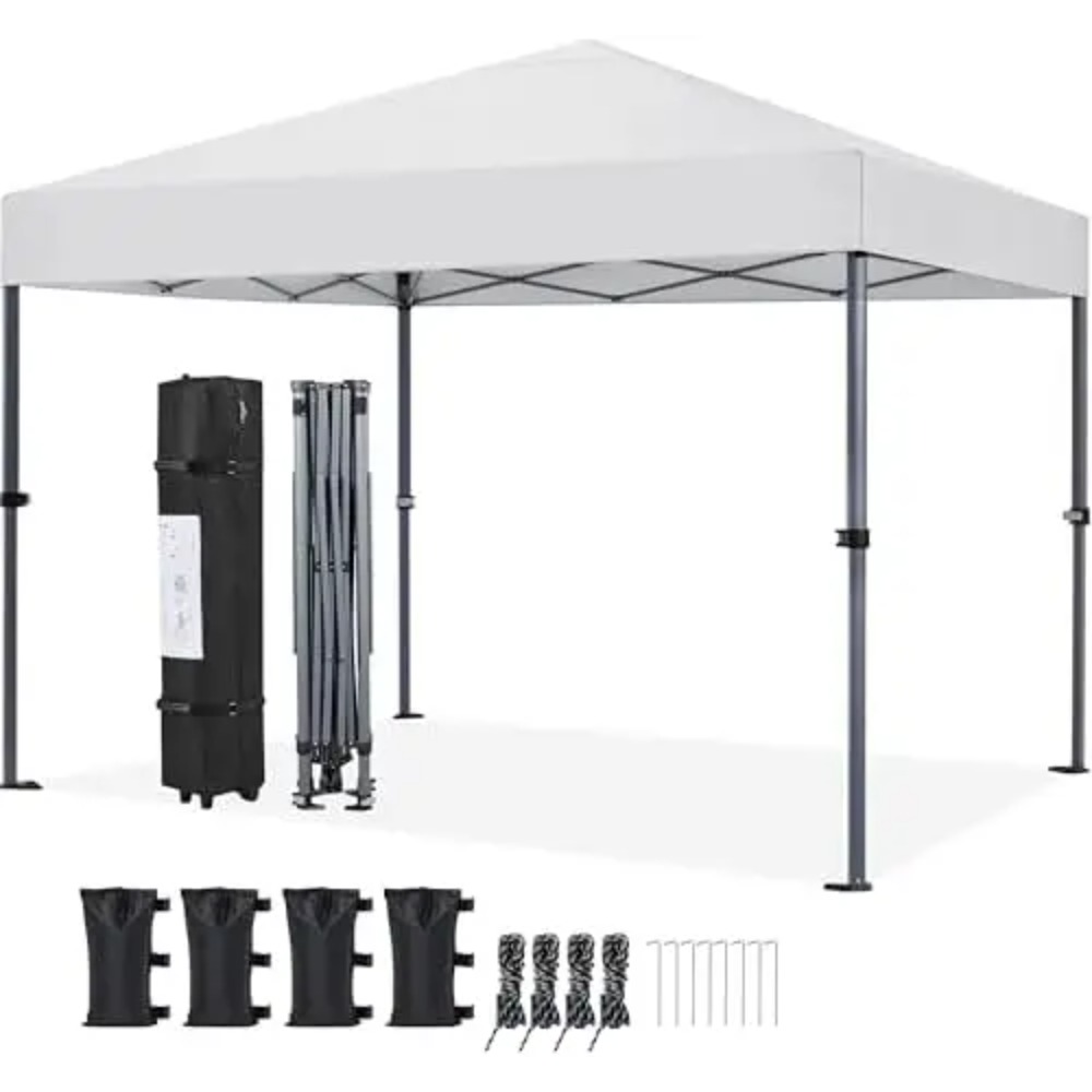 Gazebo Pop Up - 10x10 Pop Up Canopy Tent 1-Button