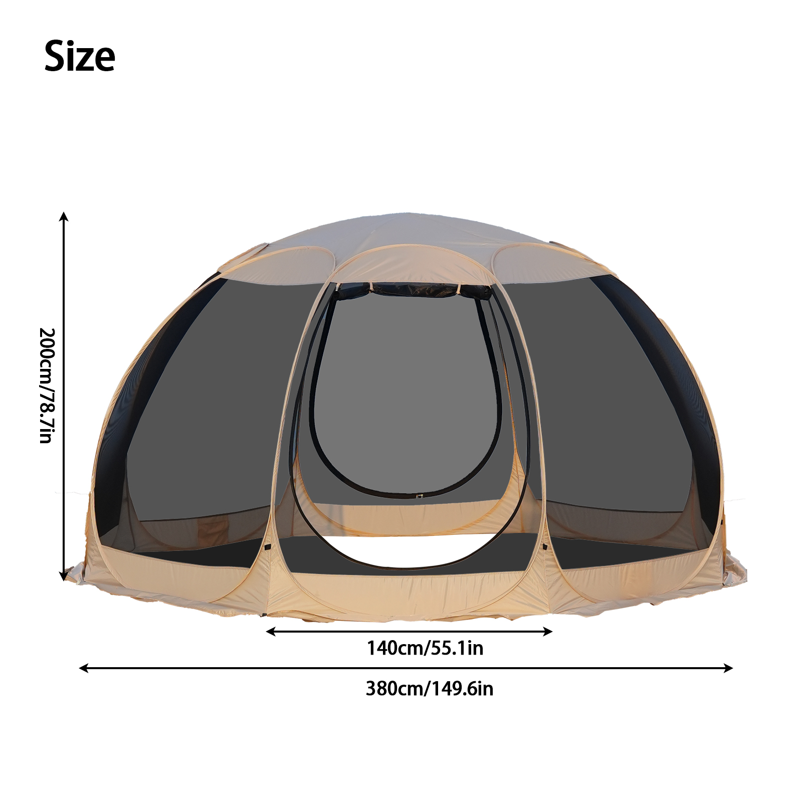 PAKICETUS Pop‑up Screen Tent 4 - огляд і ціна Gazebo Pop Up