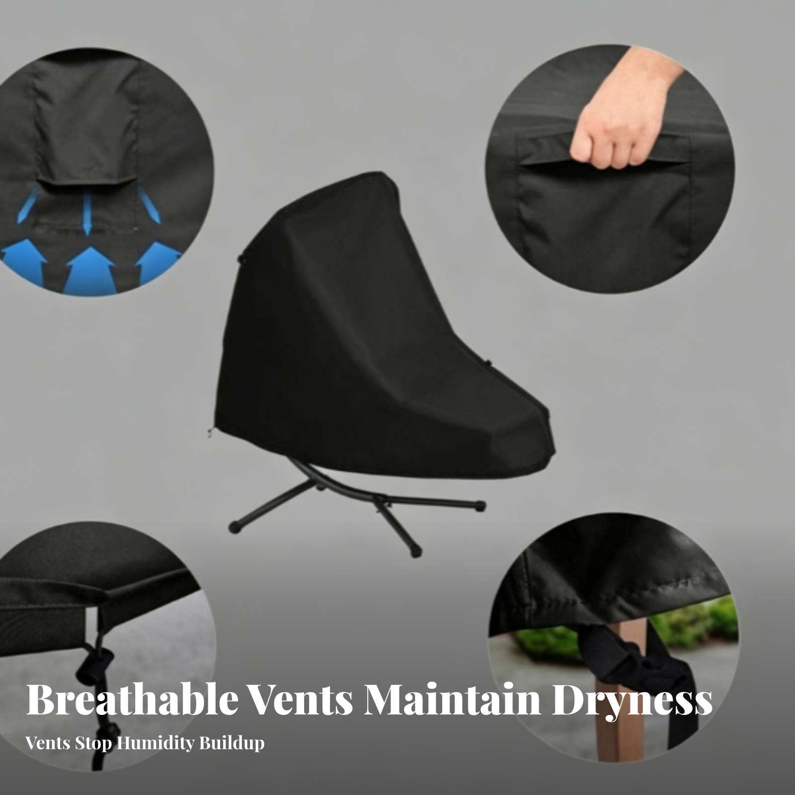 Suspended Chaise Cover Securin - огляд і ціна Outdoor Furniture Heavy Duty