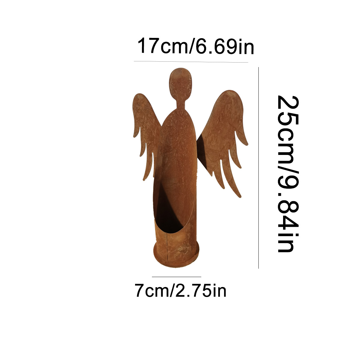 1Pc Iron Garden Sculpture, Vin - огляд і ціна Outdoor Furniture Design