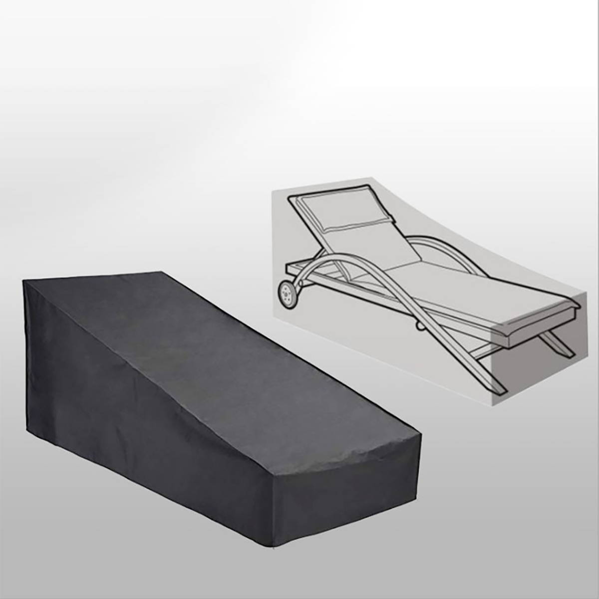 Oxford Fabric Sunlounger Cover - огляд і ціна Outdoor Furniture Cover Waterproof
