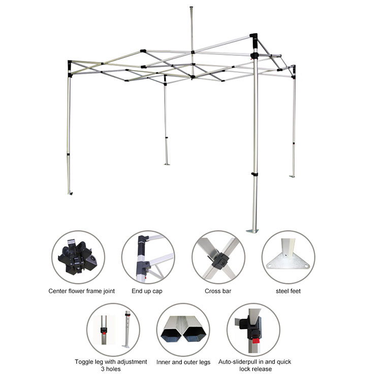qm-3M X 3M Aluminium Frame Pop - огляд і ціна Gazebo Pop Up