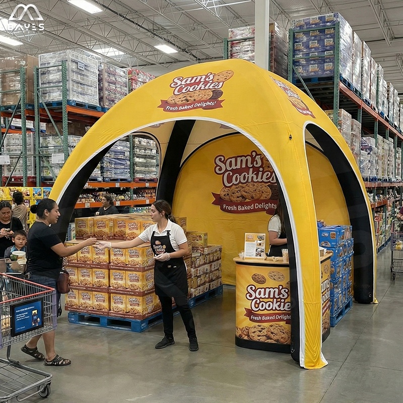 Custom Logo Inflatable Tent Ai - огляд і ціна Gazebo Pop Up