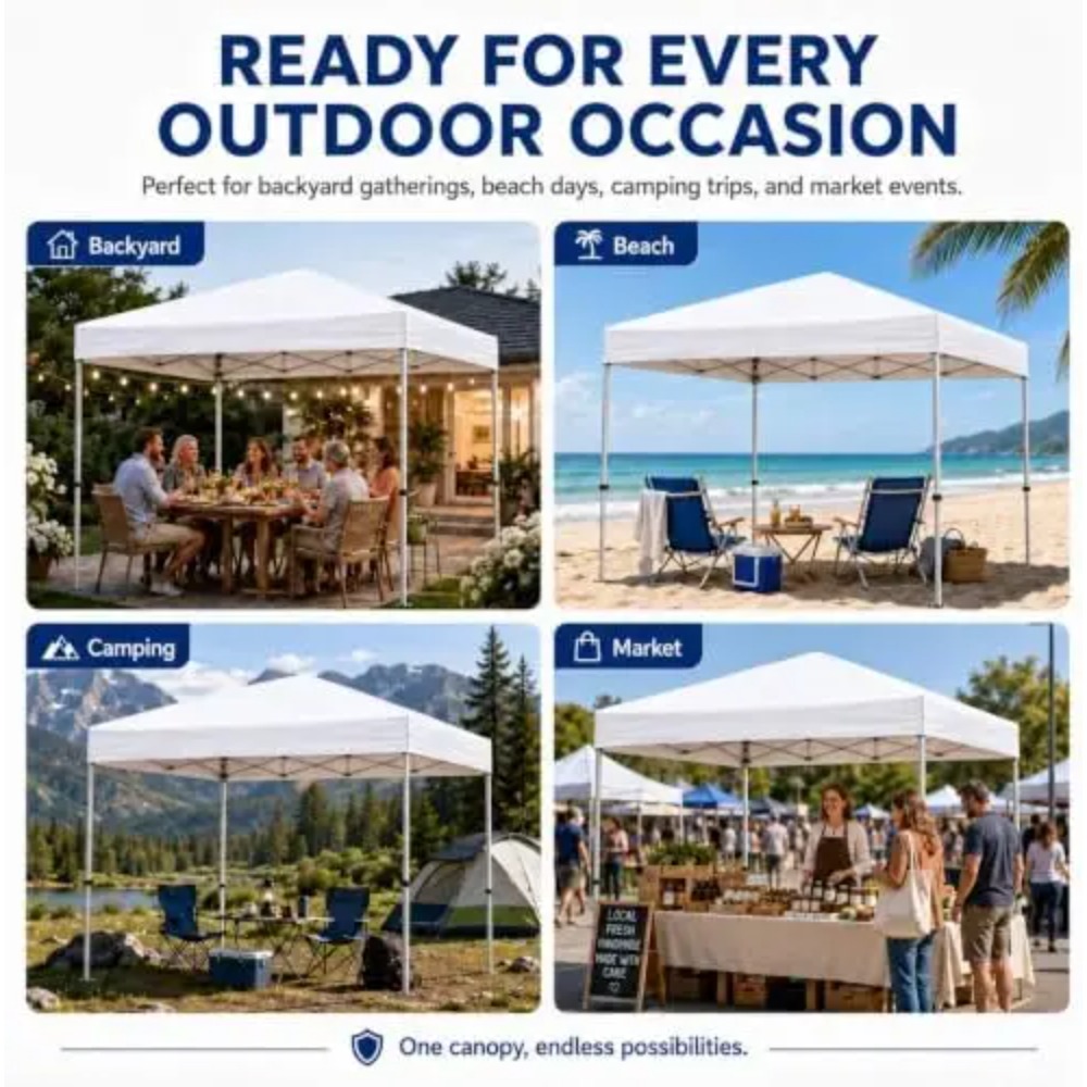 10x10 Pop Up Canopy Tent 1-But - огляд і ціна Gazebo Pop Up