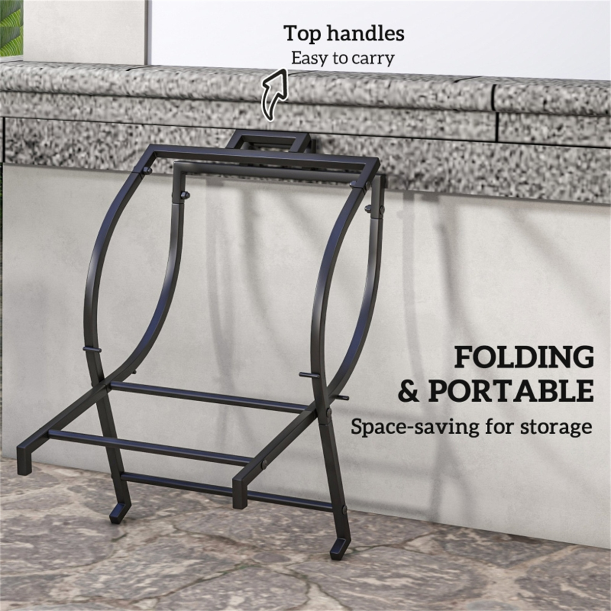 Outdoor Furniture Firewood Rac - огляд і ціна Outdoor Furniture Heavy Duty