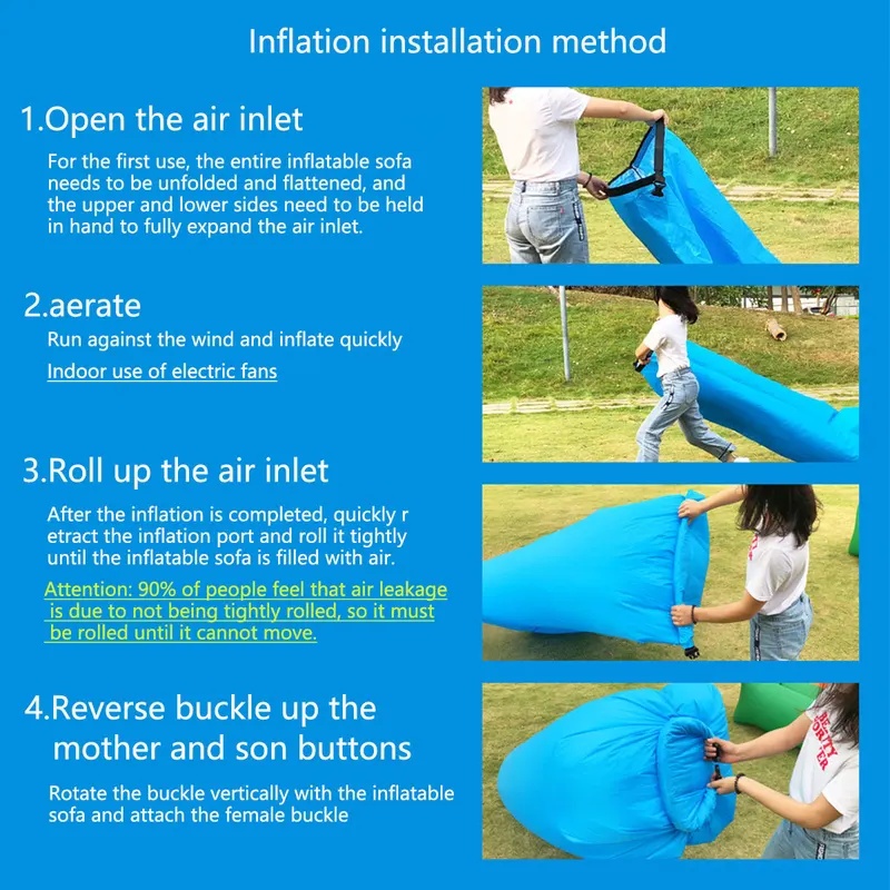 Portable Inflatable Air Sofa,  - огляд і ціна Outdoor Furniture Lounge Set