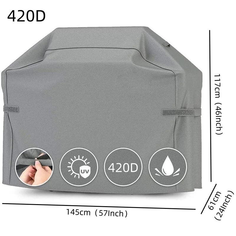 420D Oxford Cloth Large Grill  - огляд і ціна Outdoor Furniture Cover Waterproof