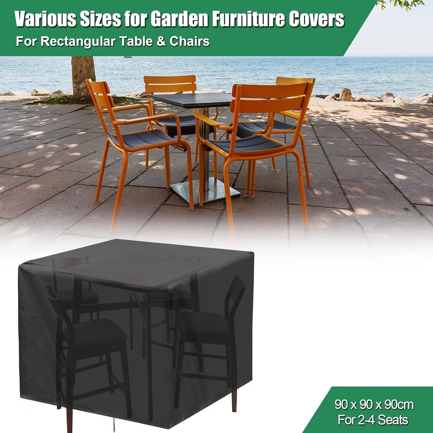 Heavy-Duty 210D Outdoor Garden - огляд і ціна Outdoor Furniture Cover Waterproof