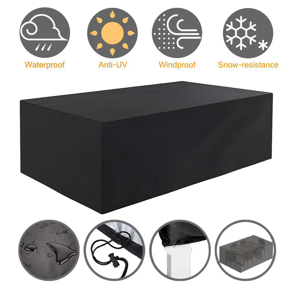 130 Size  Customizable Outdoor - огляд і ціна Outdoor Furniture Cover Waterproof